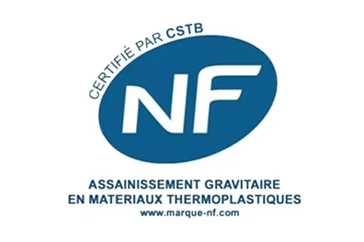 Logo Certificat NF A par le CSTB selon NF 442
