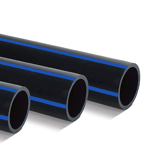 Tubes en PE bandes bleues pour l'adduction d'eau potable