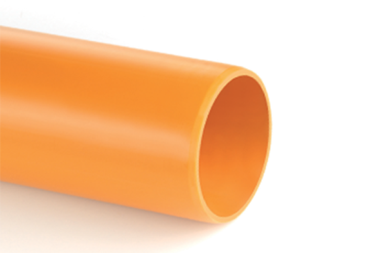 Tube assainissement en PP électrosoudé orange Awaduk fusion