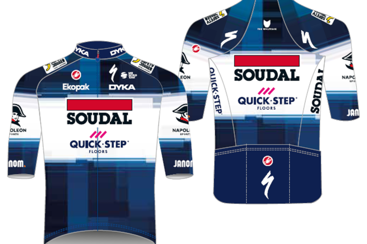 Maillot Wolfpack Soudal Quickstep avec logo DYKA - Tour de France 2023